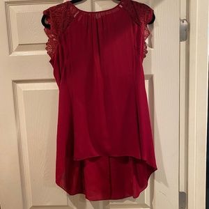 White House black market silk top